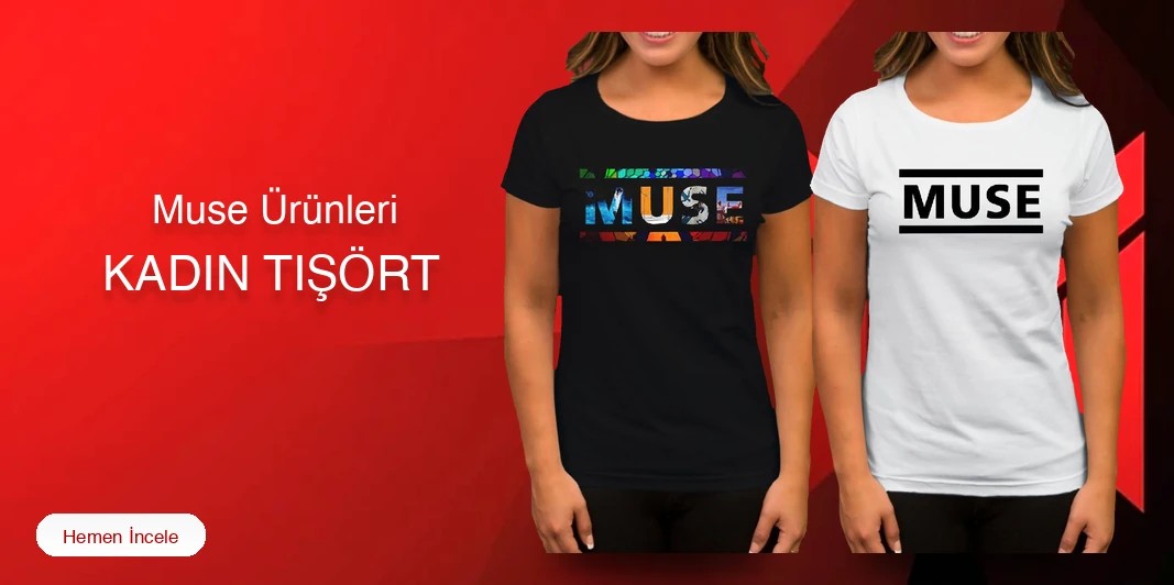 Muse Kadın Tişört kapak