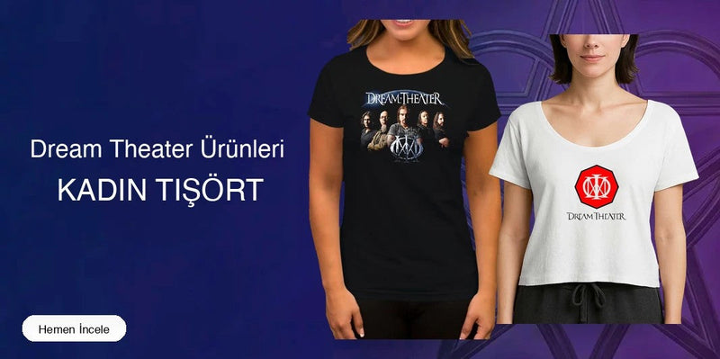 Dream Theater Kadın Tişört