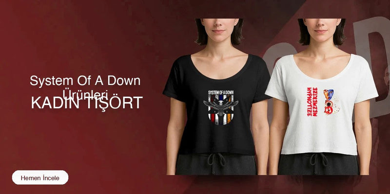 System Of A Down Kadın Tişört
