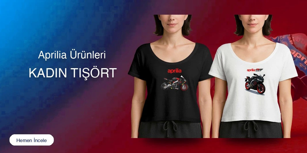 Aprilia Kadın Tişört kapak