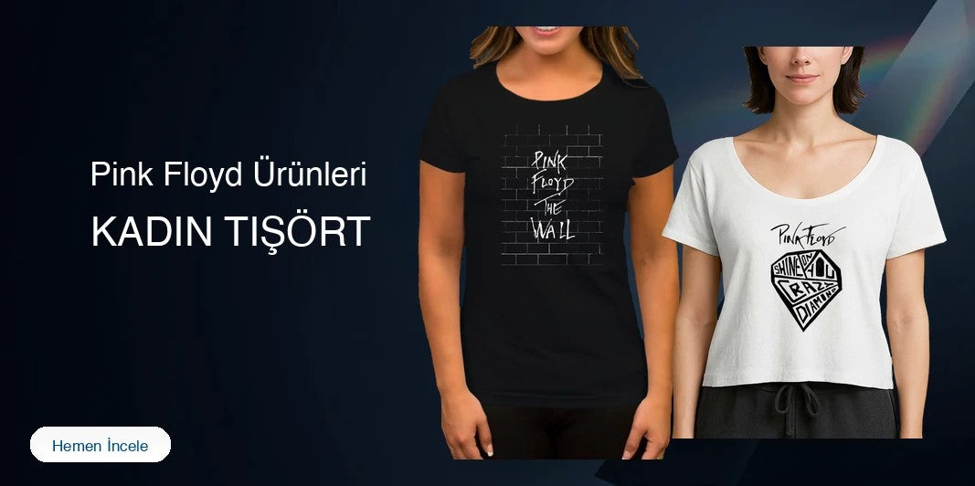 Pink Floyd Kadın Tişört kapak