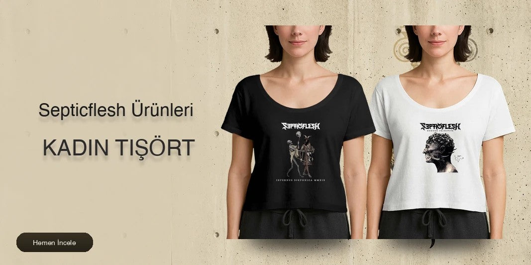Septicflesh Kadın Tişört kapak