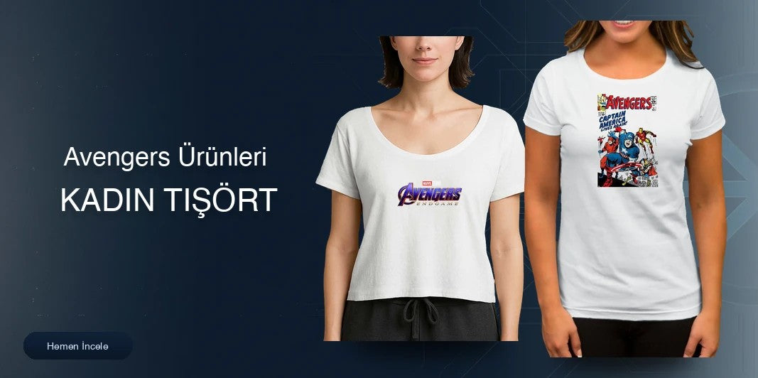 Avengers Kadın Tişört kapak