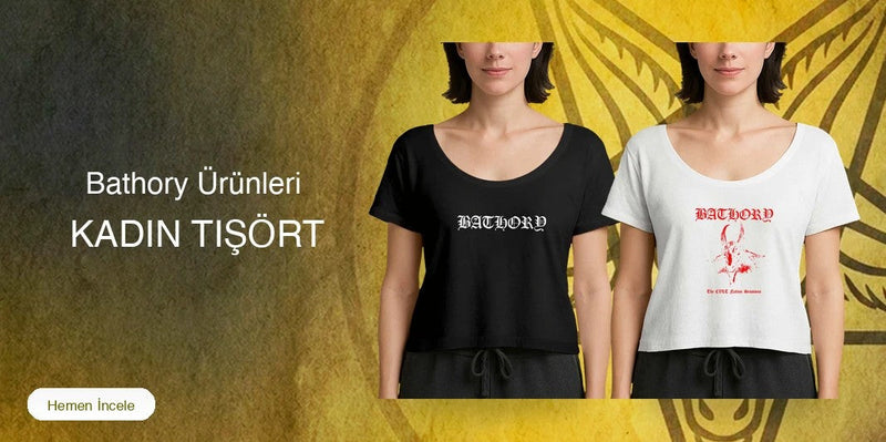 Bathory Kadın Tişört kapak