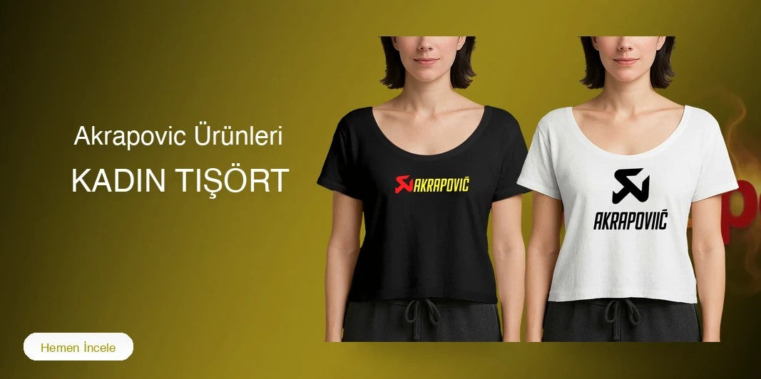 Akrapovic Kadın Tişört kapak
