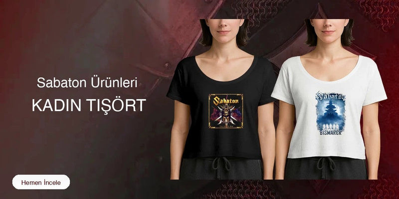 Sabaton Kadın Tişört