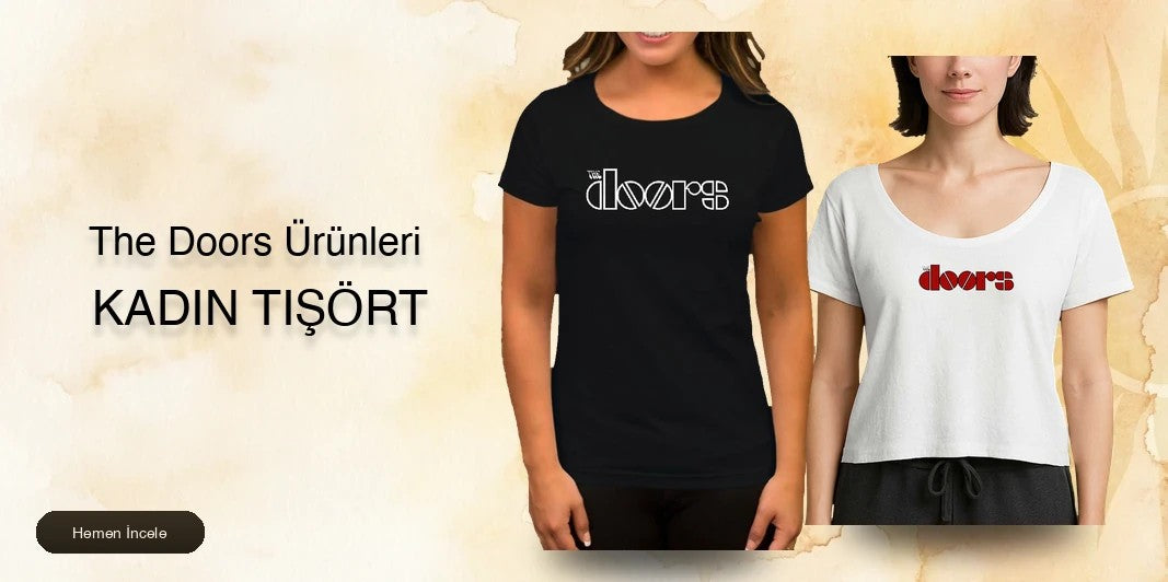 The Doors Kadın Tişört kapak