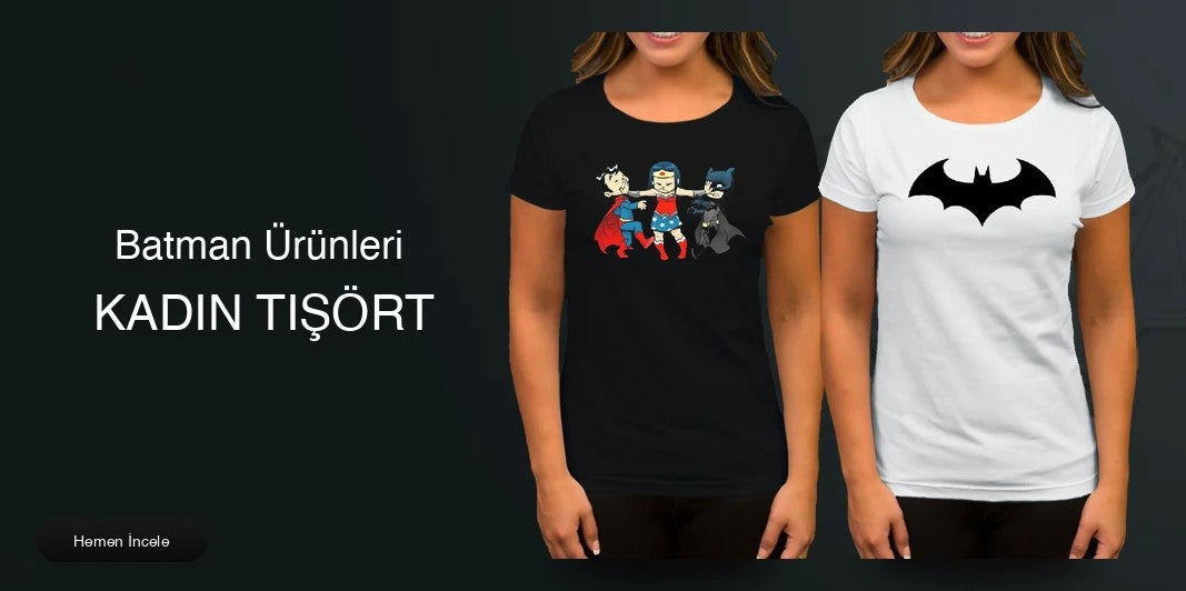 Batman Kadın Tişört kapak