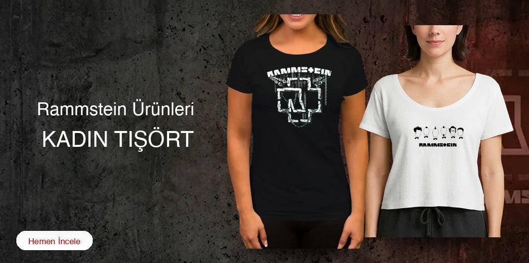 Rammstein Kadın Tişört kapak