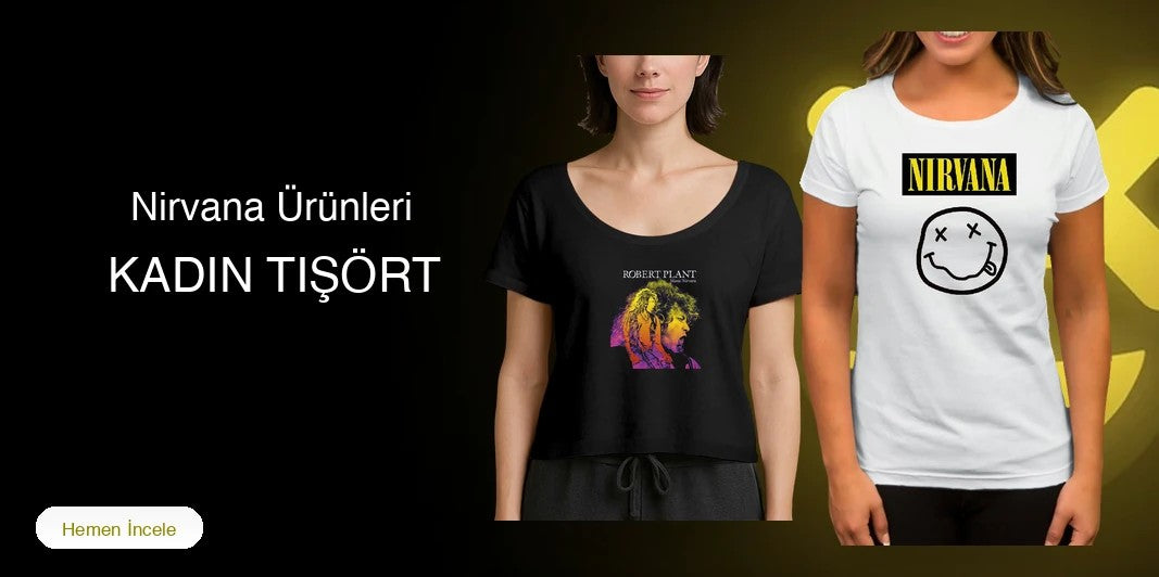 Nirvana Kadın Tişört kapak