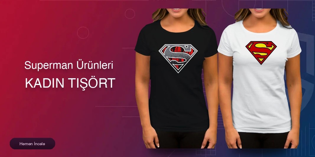 Superman Kadın Tişört kapak