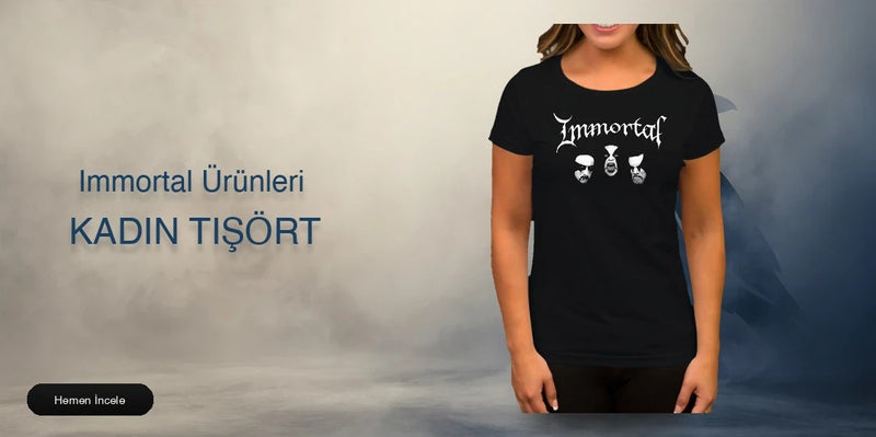 Immortal Kadın Tişört