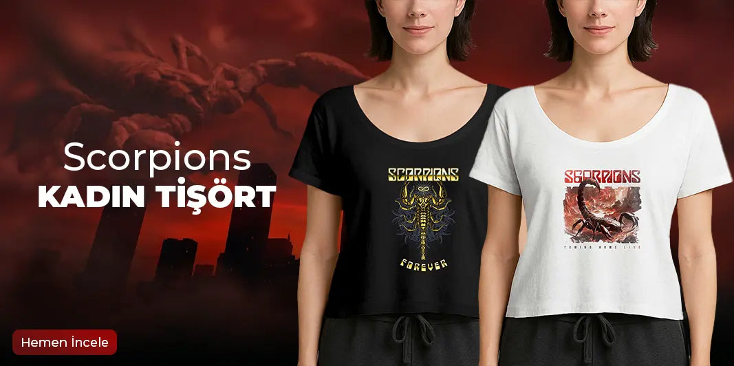 Scorpions Renkli Tişört