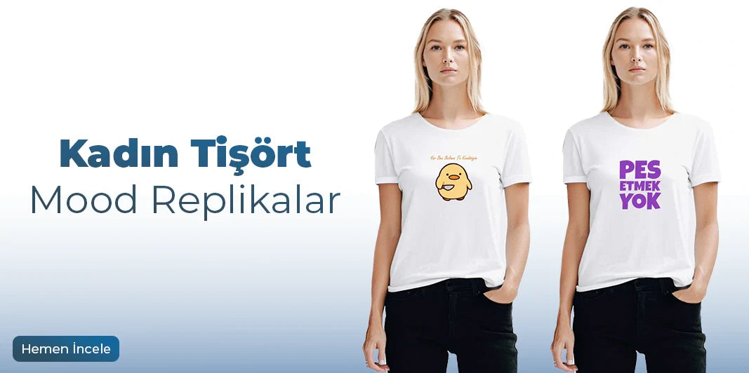 mood replika kadın tişört
