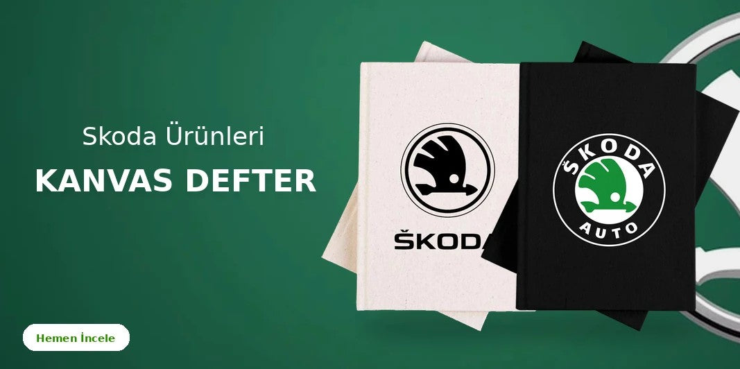 Skoda Kanvas Defter kapak