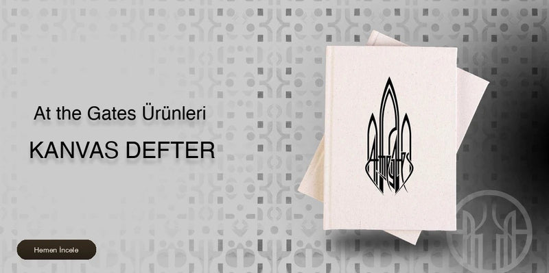 At the Gates Kanvas Defter