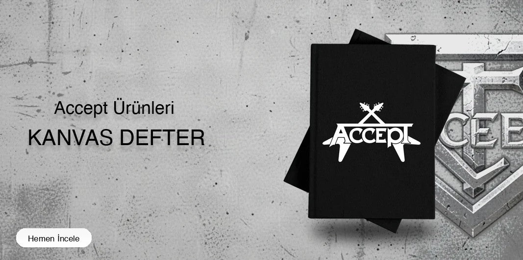 Accept Kanvas Defter kapak