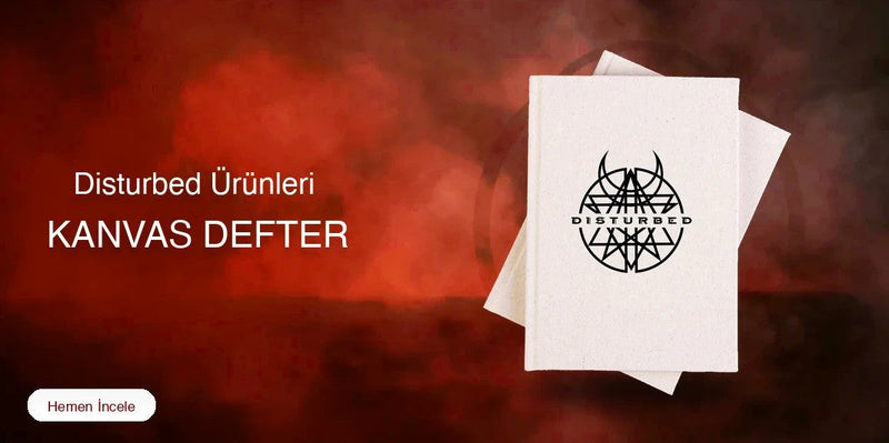 Disturbed Kanvas Defter