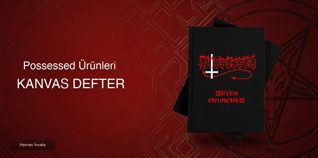 Possessed Kanvas Defter kapak