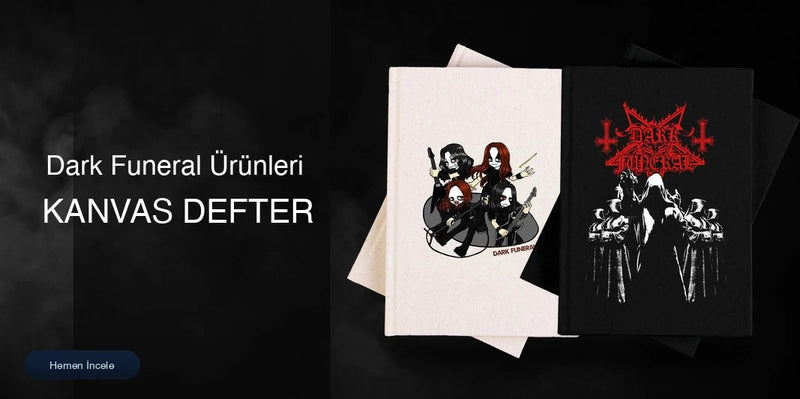Dark Funeral Kanvas Defter