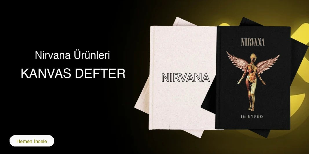Nirvana Kanvas Defter kapak