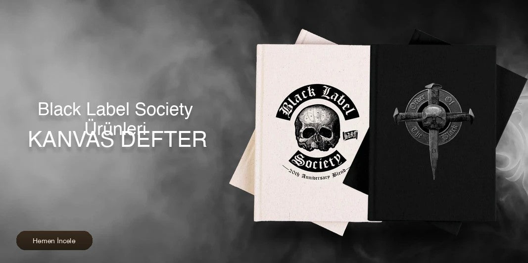 Black Label Society Kanvas Defter kapak
