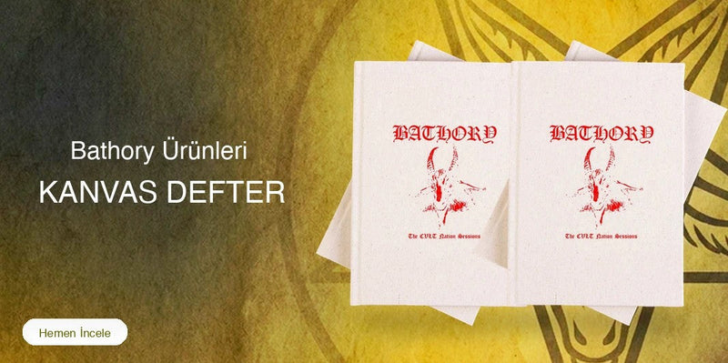 Bathory Kanvas Defter kapak