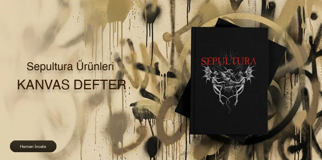 Sepultura Kanvas Defter kapak