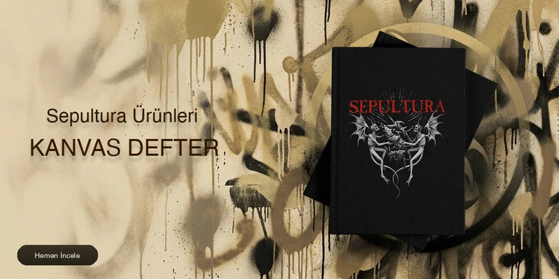 Sepultura Kanvas Defter