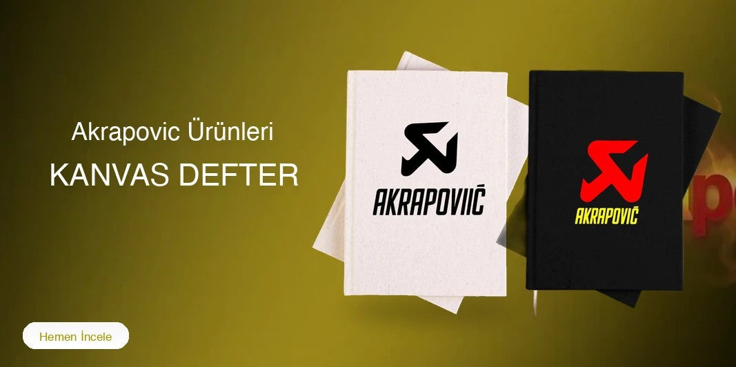 Akrapovic Kanvas Defter kapak