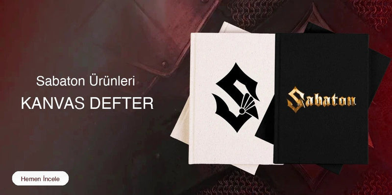 Sabaton Kanvas Defter