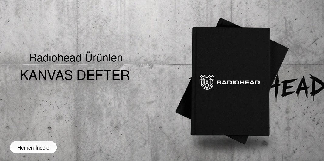 Radiohead Kanvas Defter kapak