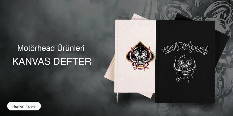 Motörhead Kanvas Defter kapak