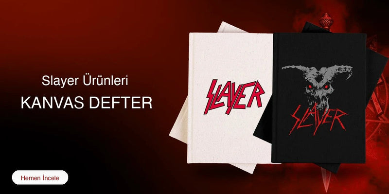 Slayer Kanvas Defter