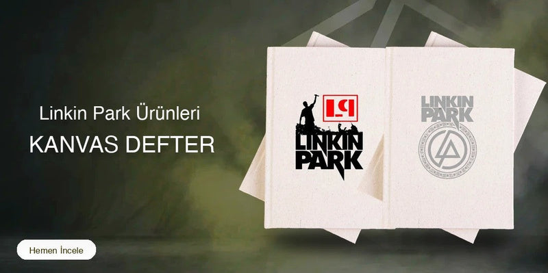 Linkin Park Kanvas Defter