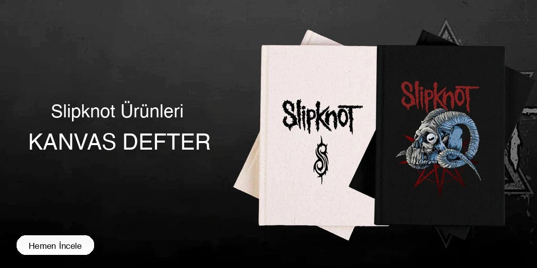 Slipknot Kanvas Defter kapak