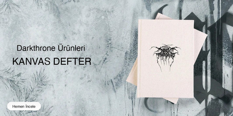 Darkthrone Kanvas Defter kapak
