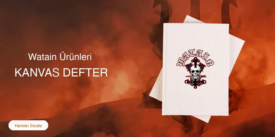 Watain Kanvas Defter kapak
