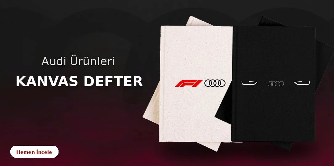 Audi Kanvas Defter kapak