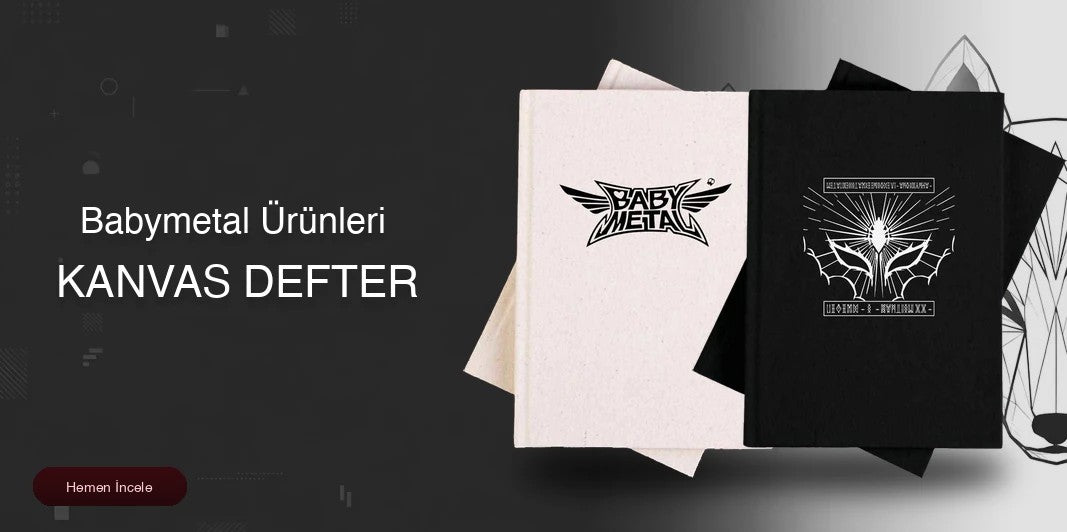 Babymetal Kanvas Defter kapak