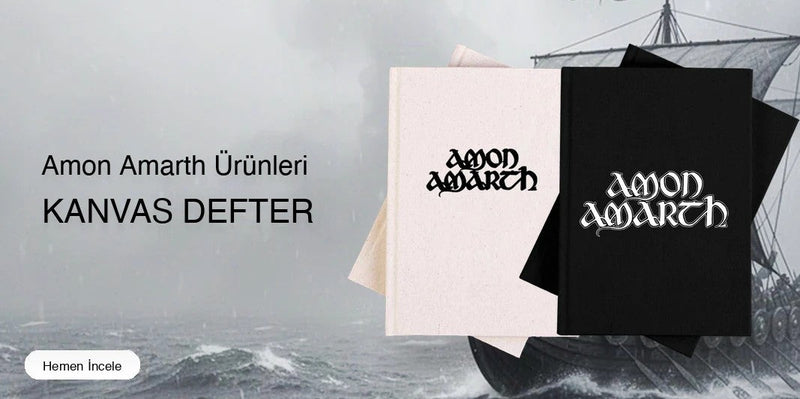 Amon Amarth Kanvas Defter kapak