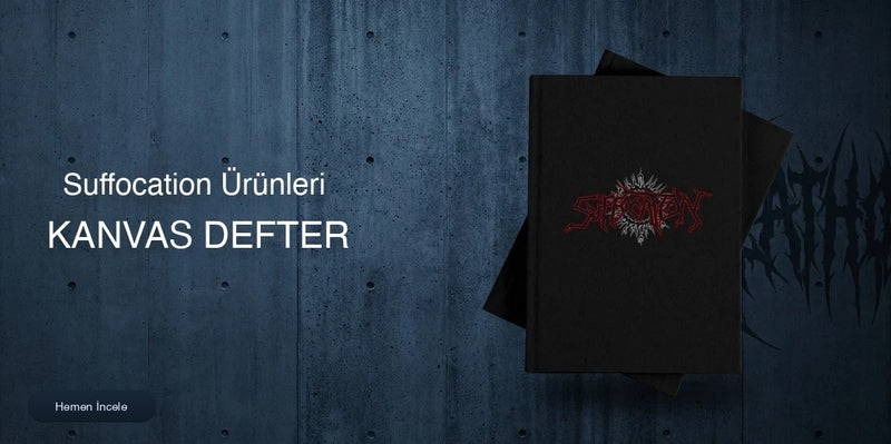 Suffocation Kanvas Defter