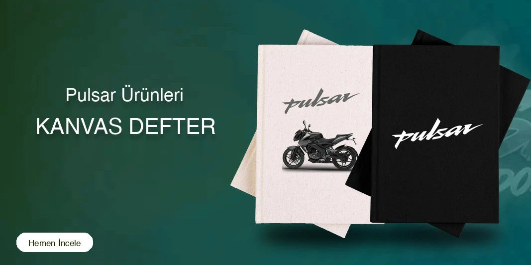 Pulsar Kanvas Defter kapak