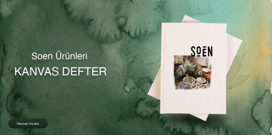 Soen Kanvas Defter kapak