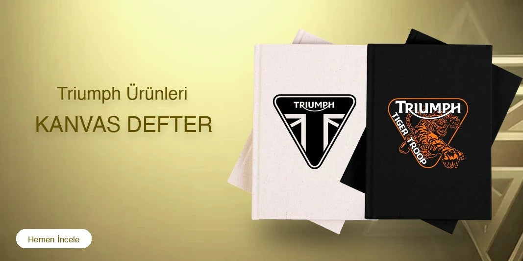 Triumph Kanvas Defter kapak