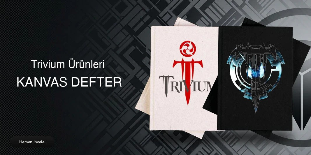 Trivium Kanvas Defter kapak