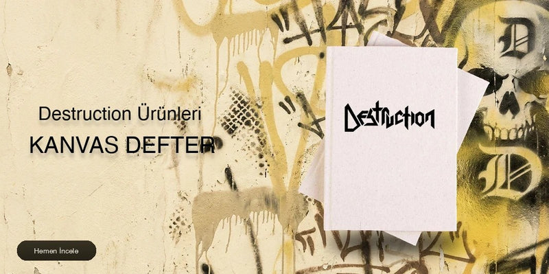 Destruction Kanvas Defter