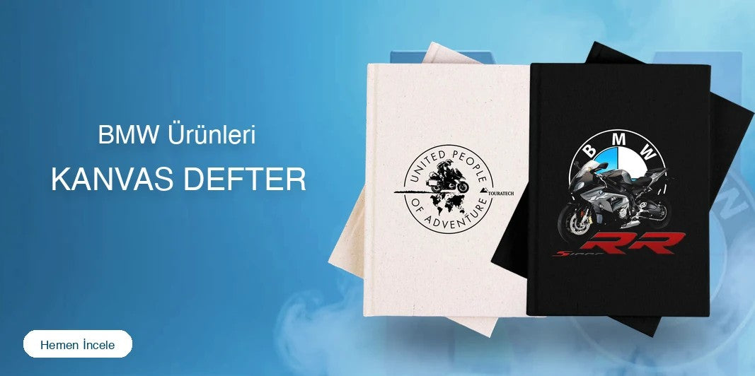 BMW Kanvas Defter kapak