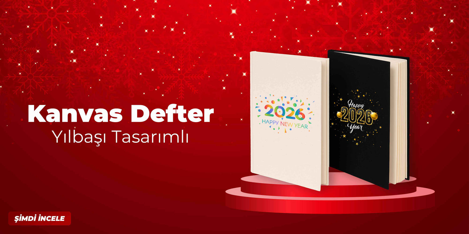 Yılbaşı Kanvas Defter