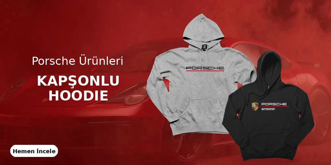 Porsche Kapşonlu Fermuarsız kapak